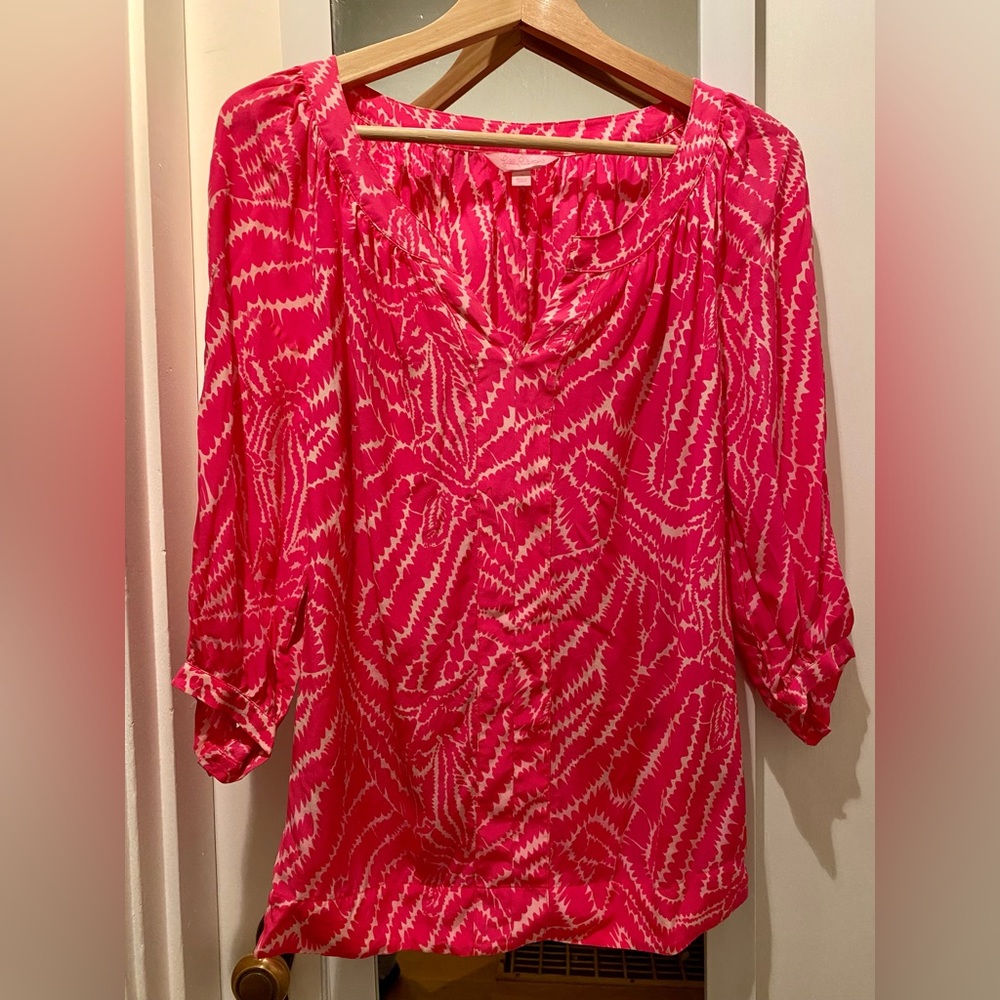 Silk Lilly Pulitzer top